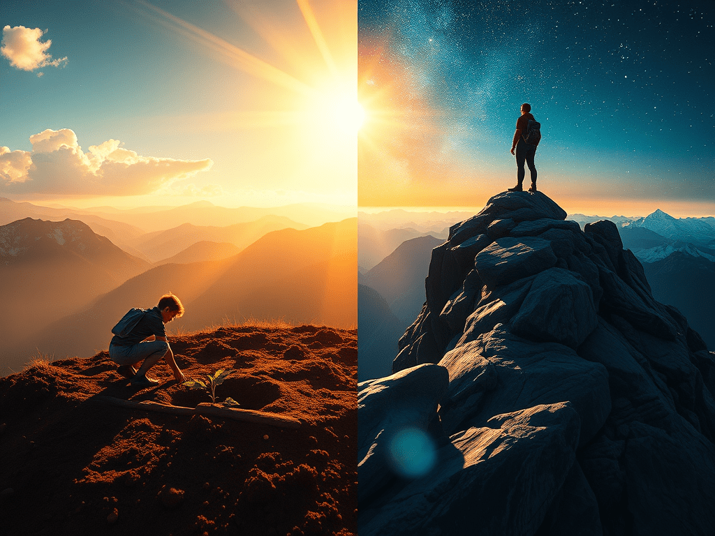 Master the Balance: Small Steps vs Big Dreams