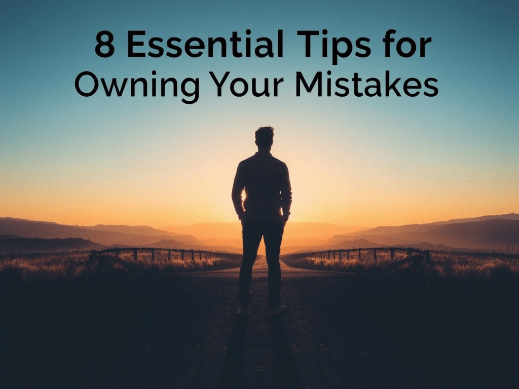 8 Essential Tips for Owning Your Mistakes :)